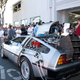 Illustration for article titled DeLorean Shows Up at Nike Hyperdunk Back to the Future Sneaker Premiere